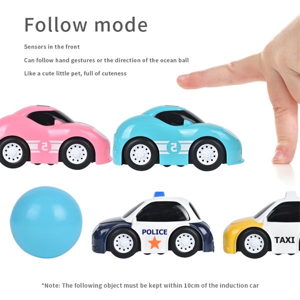 

cartoon rc car hand controlled induction wireless gesture sensing following track rc car toys christmas gifts for kids 201212