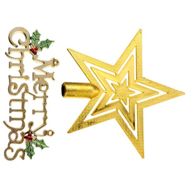 

10pcs merry christmas board sign xmas letters stars hanging door tags decoration