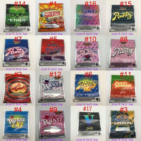 

8.5x12.5cm фонтанирующие скважины просто plusher 3.5grams runtz og синего майлар сумки местная medicated edibles пахнет proof сумки bbyybs s