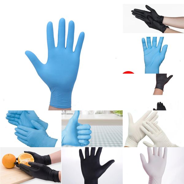 

disposable cleaning 100pcs washing mechanic household lot leshp black nitrile laboratory nail a 2wl7