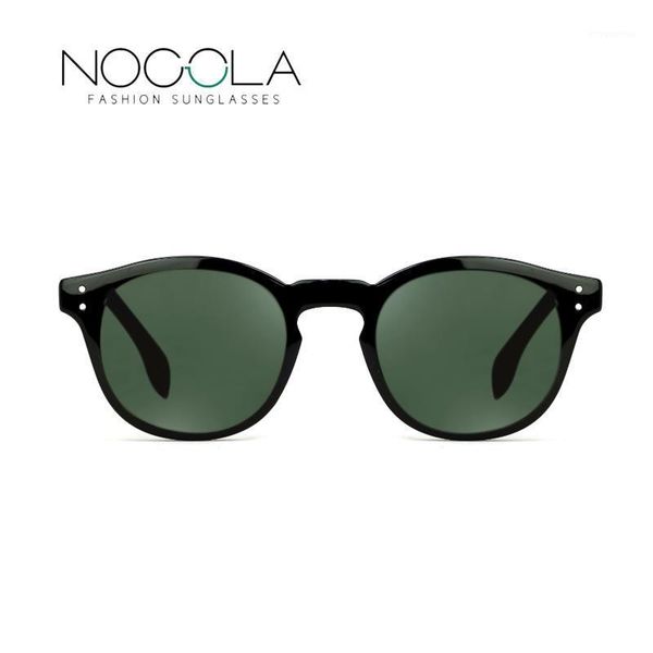 

round injection acetate men women polarized sunglasses 94710b1, White;black