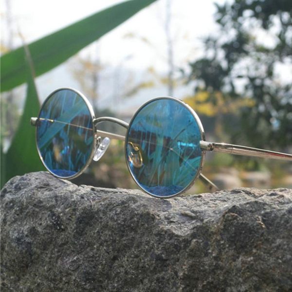 

sunglasses mincl/ punk small round for women/men 2021 retro fashion summer glasses driving shades fml, White;black