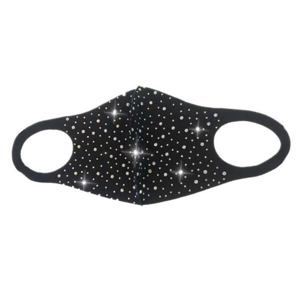 

fashionista dust-proof diamond mask personalized party star flash customization mask face reusable dwf884 nightclub rhinestone flash fa evtv