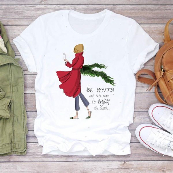 

christmas shirt tshirt new years es girls 90s christmas t shirts women fashion graphic cute tee aesthetic kawaii, White