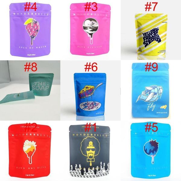 

20 types cookies california sf 3.5g mylar bags white runtz georgia pie minntz cake mix touch skin lemon nade bag packing wmtibh jjxh