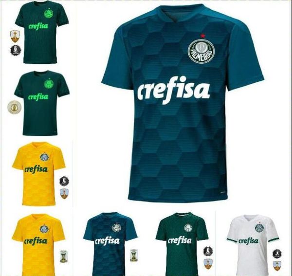 

20 21 palmeiras soccer jersey home green dudu g.jesus alecsandro 2020 2021 palmeiras men football shirt, Black;yellow