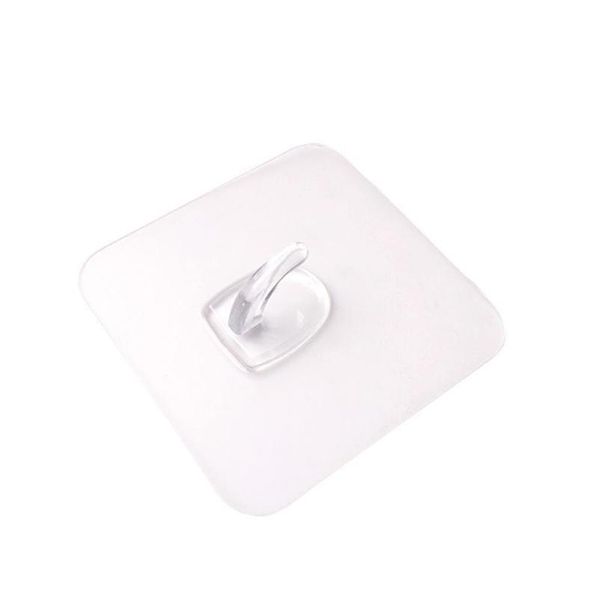 

1pcs anti-skid hooks strong self adhesive wall hangers & storage hooks hanging bathroom creative hooks rails kitchen sil bbyoyf