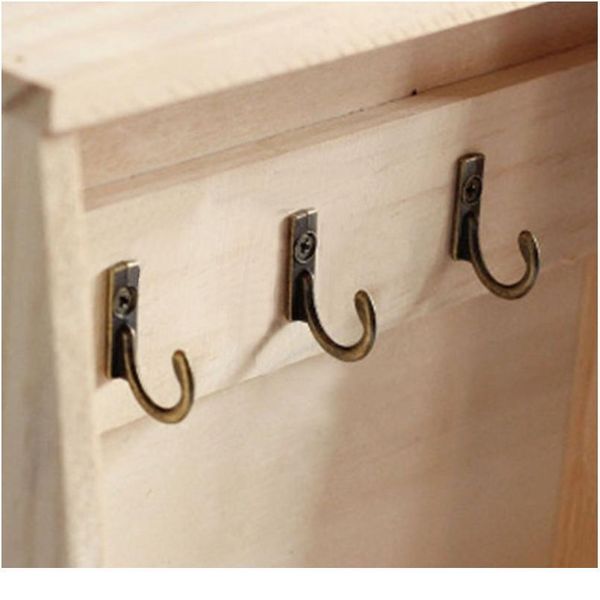 

10pcs small wall hanger antique hooks buckle horn lock clasp hook hasp latch for wooden jewelry box furniture wmtavx