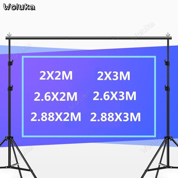 

2x2m 2x3m 2.88x3m pgraphy background support light stand studio portable p background cloth holder bracket cd50 t10