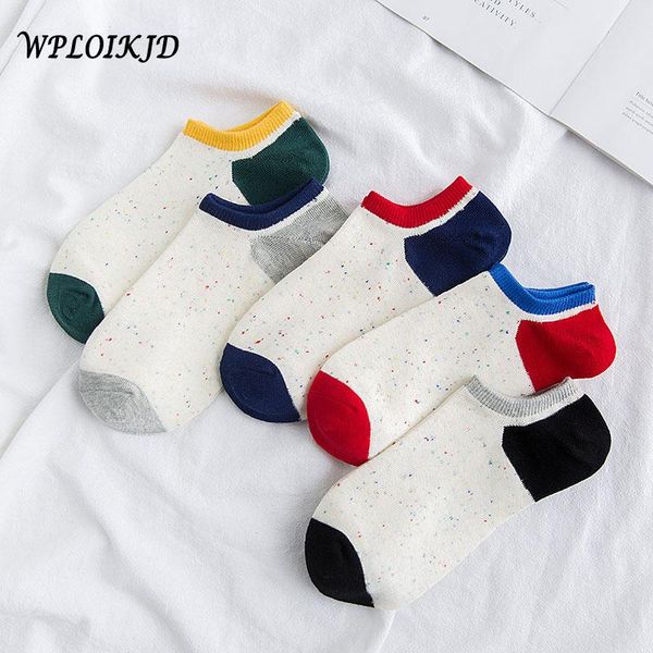

socks & hosiery [wploikjd] creative rainbow cute female forest department funny art candy kolo ship carthingin, Black;white