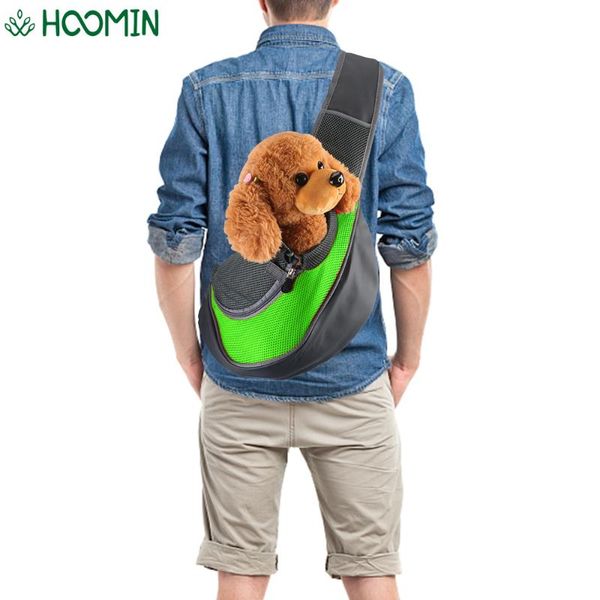 

tote pouch dog carriers & bags pet backpack outdoor travel mesh oxford sling shoulder bag dog supplies