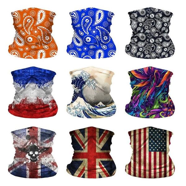 

волшебное молоко шелковый тюрбан открытый рыбалка универсальная езда воротник мужчин и женщин многофункциональный солнцезащитный крем шарф г