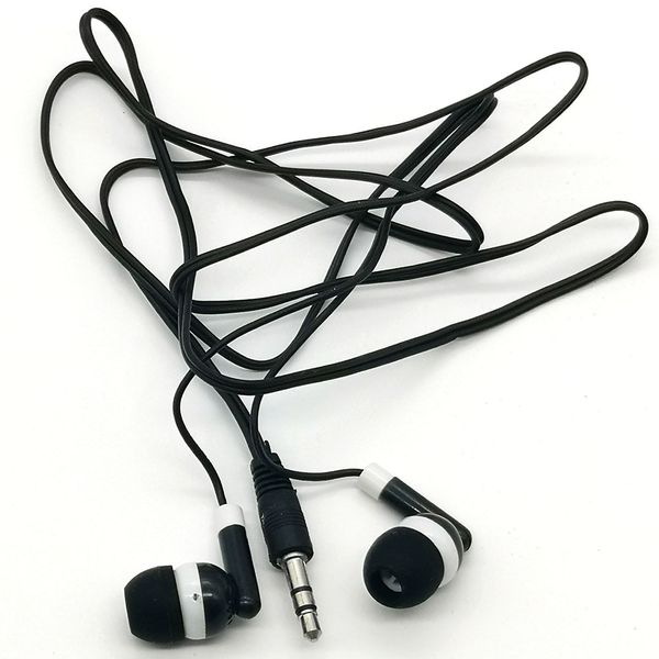 

300pcs/lot low cost earbuds wholesale disposable earphones headphones for theatre museum school library,l,hospital gift ing