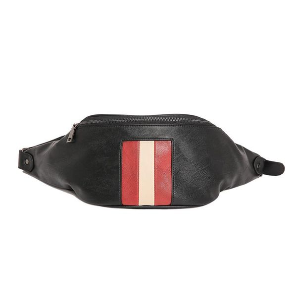 

waist pack fanny pack man belt pouch street hip bag high capacity banana bag leather young kidney money belt shoulder package