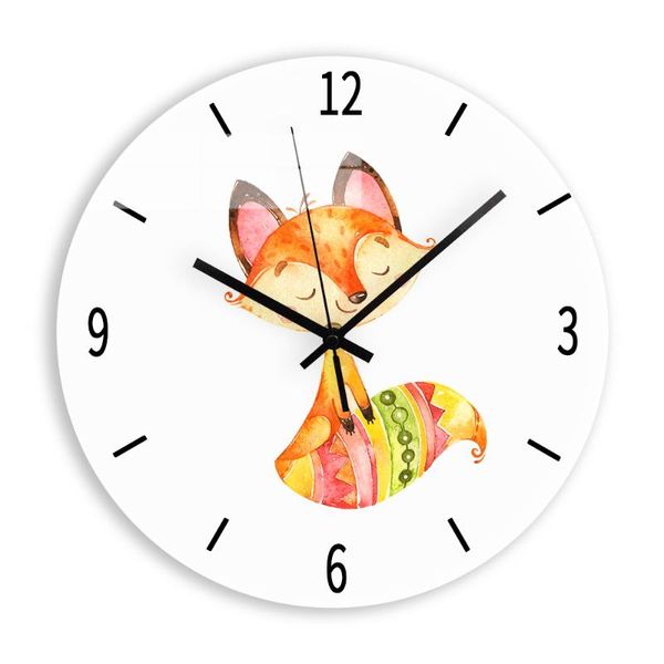 

wall clocks cartoon acrylic decorative kitchen clock modern design silent digital for living room office decor