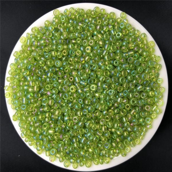 

1000pcs 2mm charm czech glass seed spacer beads color ab diy bracelet necklace jewelry making acc bbyzui, Black