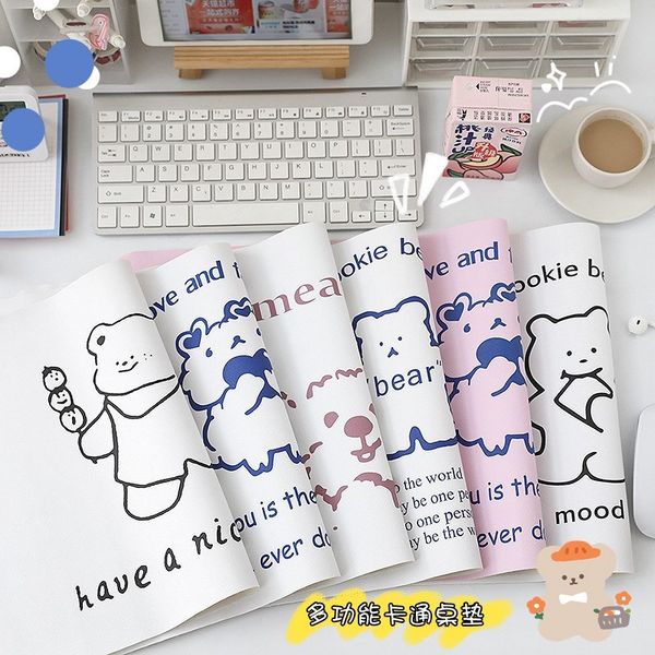 

ins style simple oil proof and waterproof girl's heart small tablecloth