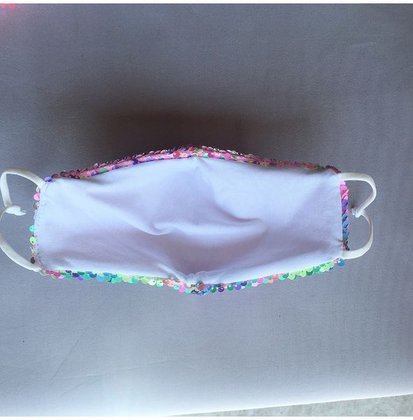 

bling sequin protective dustproof washable fashion windproof reuse face mask elastic earloop mouthcncvx3