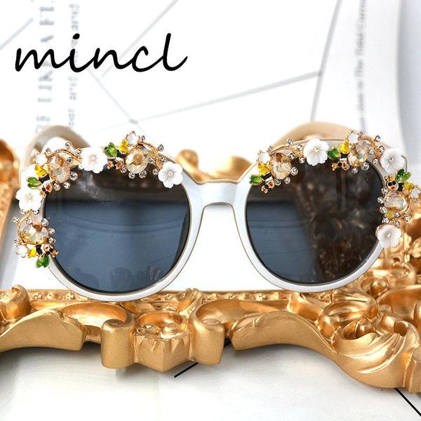 

new fashion brand designer oversized bling diamond frame women party sunglasses women luxury sun glasses for female shades fml, White;black