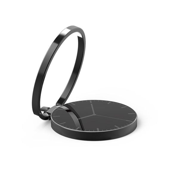 

keysion universal luxury watch pattern metal finger ring holder 360 rotate mobile phone stent for iphone x 8 plus for samsung s9 wmtaix