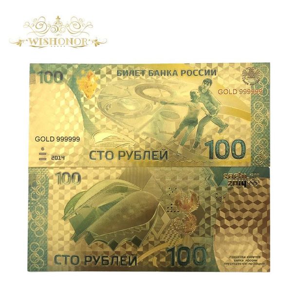 

10pcs lot nice 2018 russia world cup banknote belgium team 0 euro banknotes in 24k gold money for collection wmtjrt