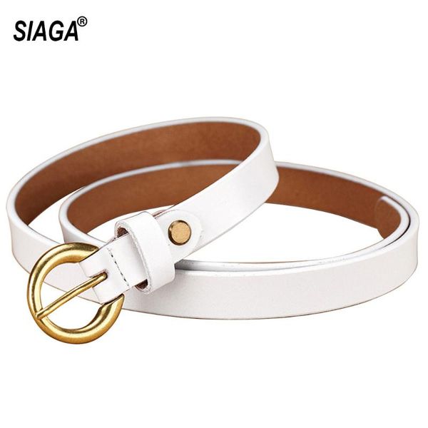 

дамы дизайн оригинальные ремни платья женский талия женские золотые пряжки pin металла женщин кожаный пояс fco137, Black;brown