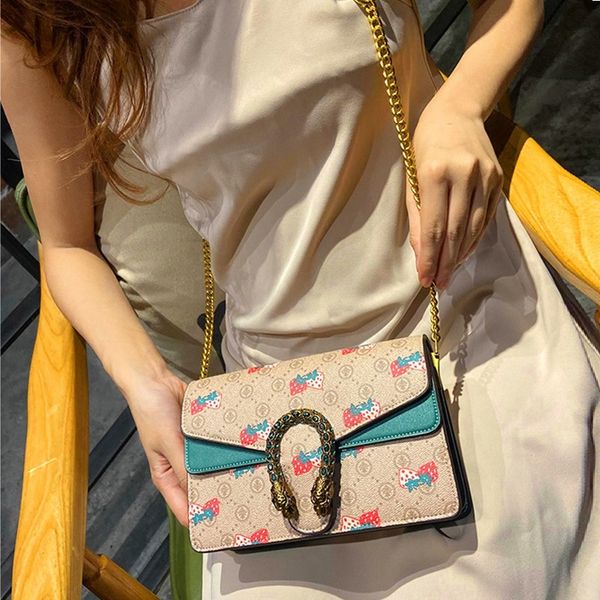 

new leather shoulder bags womens handbags lady ins diamond snake chain bag crossbody bag large purses bags female clutch fashion flap bag