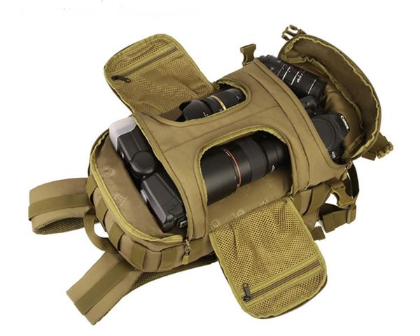 

outdoor bags nylon waterproof men sports hiking climbing double shoulder 35l tactical durable travel backpack rucksack