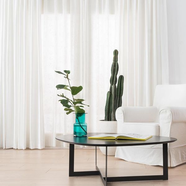 

curtain & drapes white curtains for living room bedroom linen kitchen children window thick fabrics cortinas 9colors