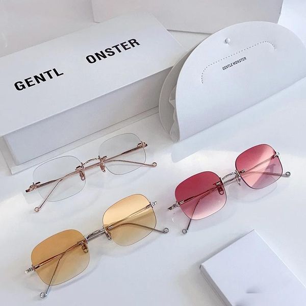 

sunglasses 2021 jennie daisy women gradient optical frames glasses gentle retro eyeglasses prescription men, White;black