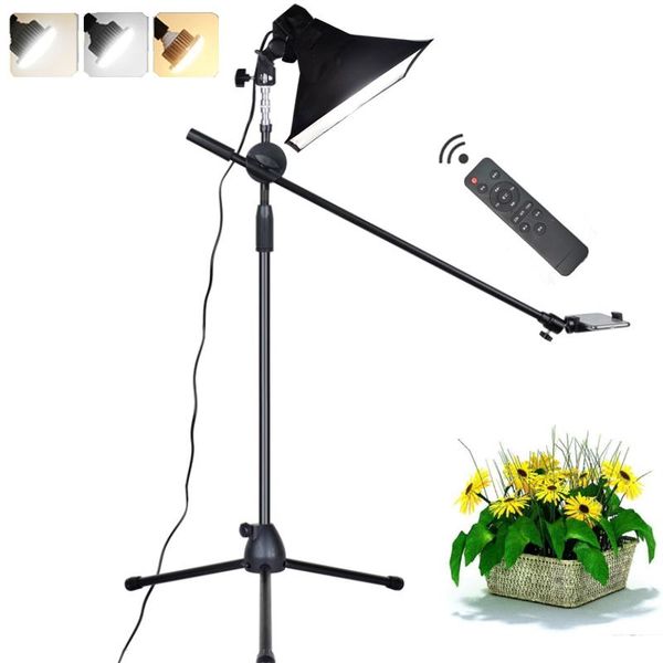 

lighting & studio accessories pographic led light fill lamp reflector softbox 1.3m floor stand tripod bracket arm phone live video shooting
