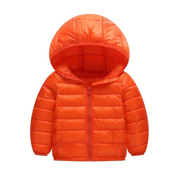 

winter new light down cotton padded jacket boys and girls short hooded wear children's outside, Blue;gray