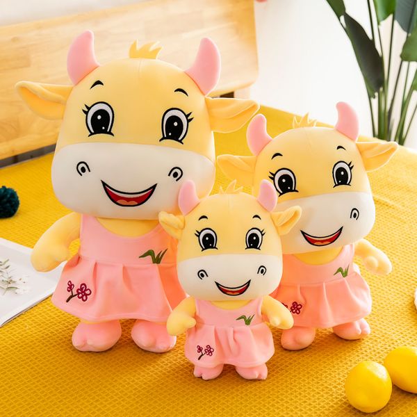 

Plush couple dairy dolls appease cute cloth doll sleep pillow birthday gift
