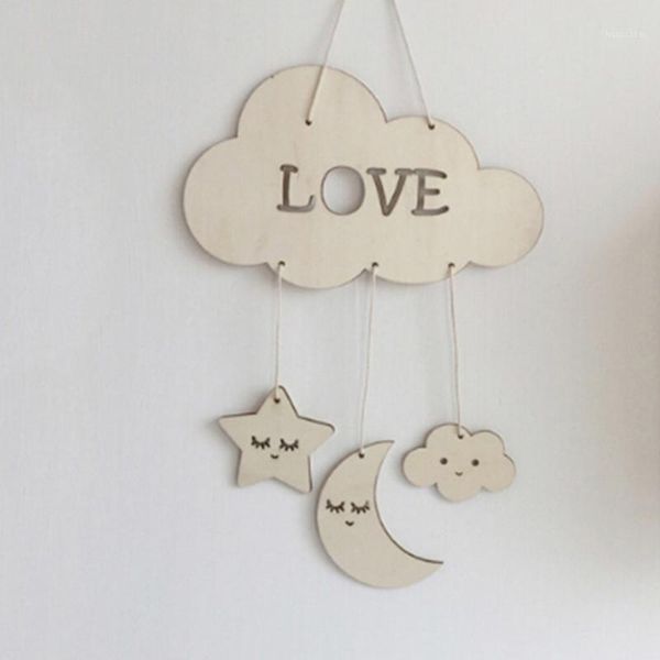 

nursery decor ornaments star pgraphy props pendant crafts novelty wooden decoration dream catcher baby room1