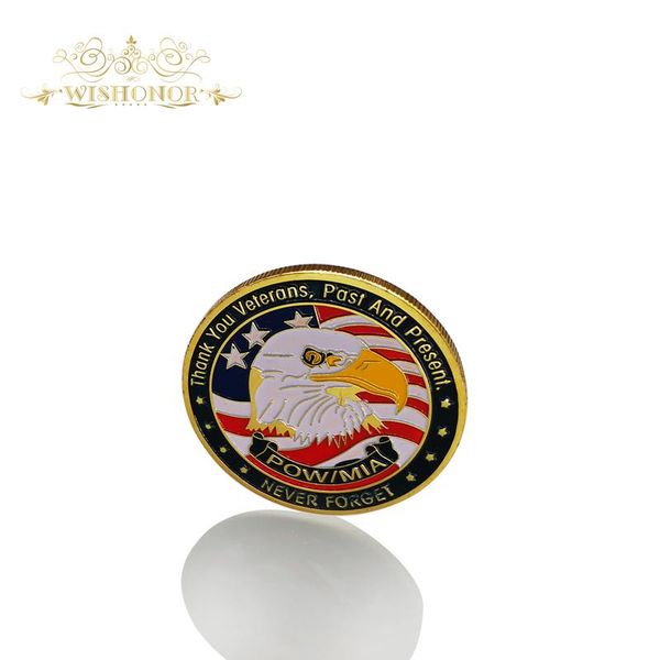 

2017 новые продукты сша сувенирная монета благодарственное veterans прошлое и настоящее никогда не забываю латунированной военные монеты для