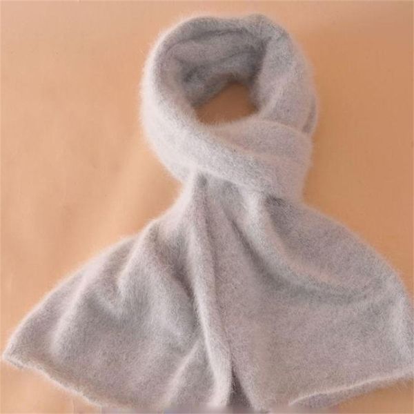 

velvet scarf shawl scarf mink cashmere thick warm scarf s1986 201218, Blue;gray