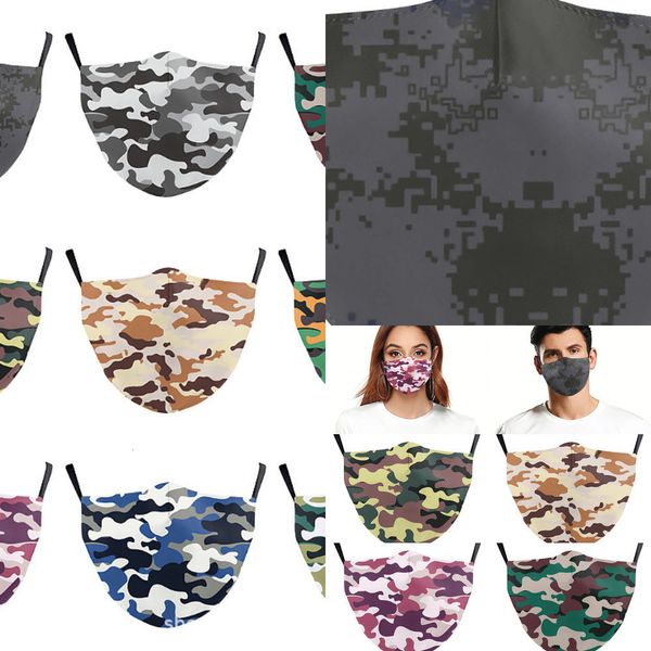 

printing 2020 digital camouflage protective 3d adjustable iudm ear strap dustproof washable mask 4outletruik
