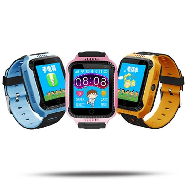 LICIHP L321 Kids GPS Watch com cartão SIM Touch Screen Q529 Q528 Lâmpada Luz inteligente relógio