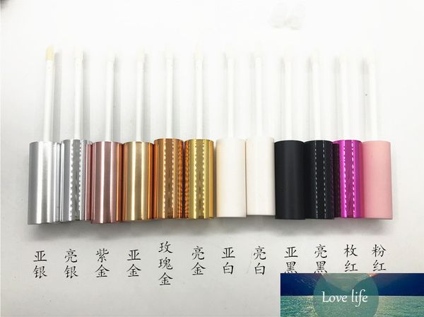 10 ml kosmetische Lipgloss-Behälter, leere transparente Lipgloss-Röhre, Silber/Rosa/Roségold-Kappe, Lippenölstäbe, Tube, Lippenbalsam-Flaschen