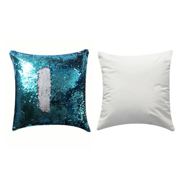 

sequins pathowscase напечатанный блеск подушка для горячей передачи печатание diy декоративные диван-подушки корпус чехол подушка dhb2888