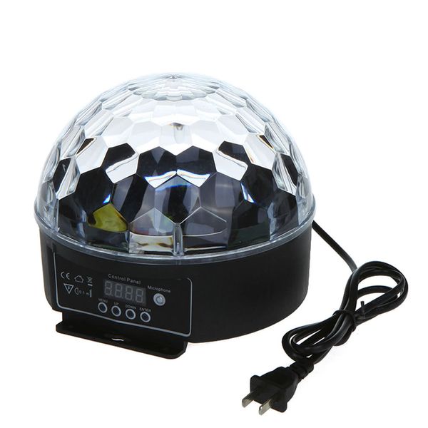 Digital LED RGB Crystal Magic Ball Effect Light DMX 512 Disco DJ DJ Iluminação