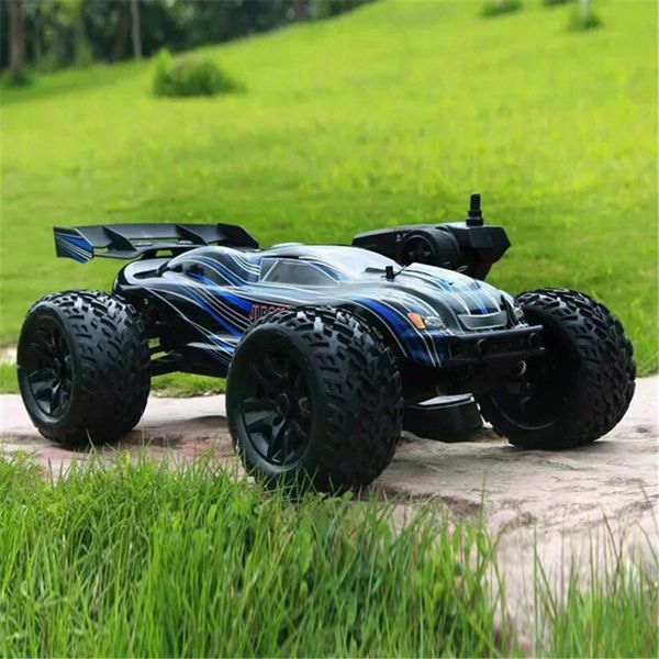 

high power jlb racing cheetah 1/10 brushless 80 km/h 1:10 rc car monster trunk 21101 rtr with transmitter rc toys lj200919