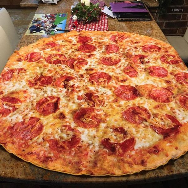 

super soft warm burrito blankets flannel round shape tortilla throw pita creations pizza funny plush nap wrap blanket bedding1