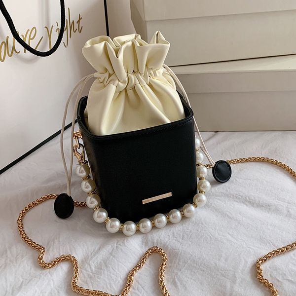 

olsitti fashion drawstring bucket women purses shoulder bags box shape crossbody bags for women 2020 ladies handbags small flap c1223