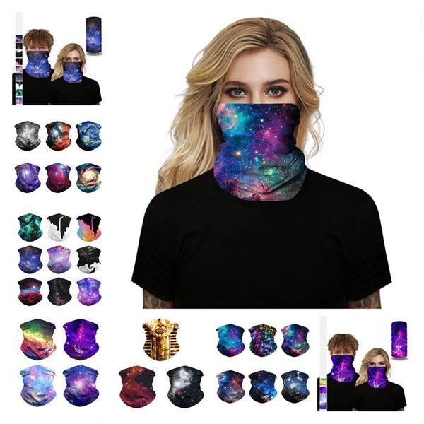 

digital printing star shield sceamless magic scarf face mask fishing cycling ski bandanas outdoor headband men women neck scarves
