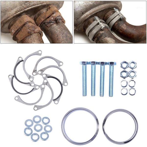 

carprie exhaust flange repair clamp kit for e46 m3 exhaust flange muffler back box repair rusted clamp je41