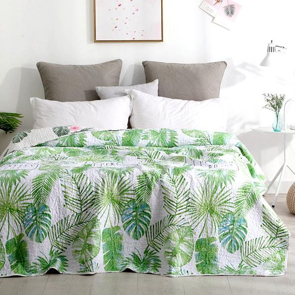 

bedspread bedding print cotton polyester coverlet/bed cover quilt coverlet summer blanket 15 colors available #sw