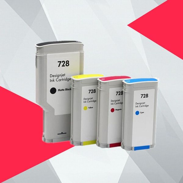 

ink cartridges compatible for 728 remanufactured cartridge full with designjet t730 t830 printer