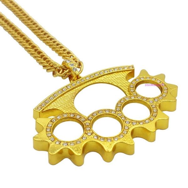

hip-hop street music metal necklace new explosions boxing necklace, Silver