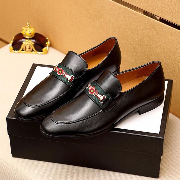 

md italian shoes men loafers mens dress shoe business wedding oxfords shoes for men zapatos de hombre de vestir formal shoes men 11, Black